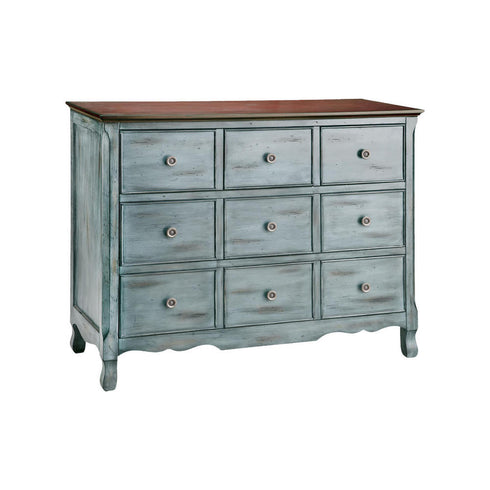 Elk Hartford CHEST in Aged Blue Finish Model: 12027