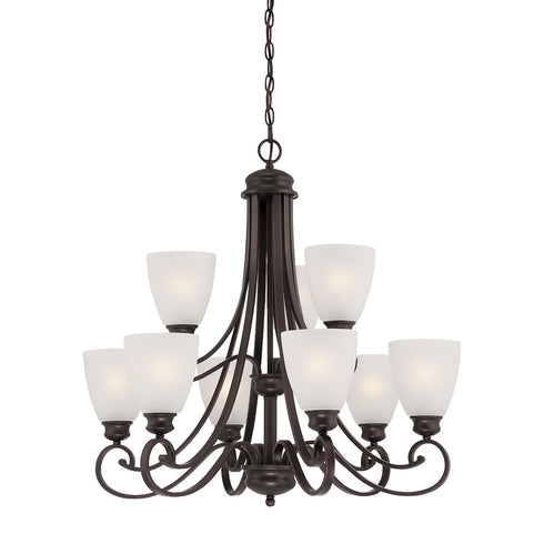 Elk Haven 9 Light CHANDELIER in Espresso Finish Model: TK0018704