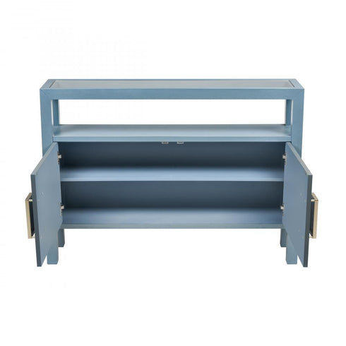 Elk Hawick Console Table in Aged Blue Model: S0015-11778