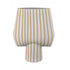Elk Hawking Striped Vase Extra Large in White Finish Model: H0017-10638