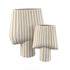 Elk Hawking Striped Vase Extra Large in White Finish Model: H0017-10638
