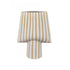 Elk Hawking Striped Vase Small in White Finish Model: H0017-10639