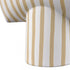 Elk Hawking Striped Vase Small in White Finish Model: H0017-10639