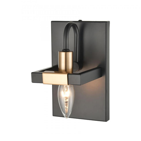 Elk Heathrow VANITY LIGHT in Matte Black Finish Model: 15451/1