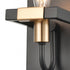 Elk Heathrow VANITY LIGHT in Matte Black Finish Model: 15451/1