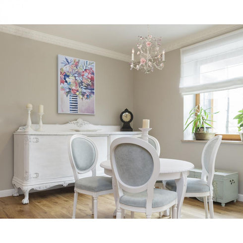 Elk Heritage CHANDELIER in Cream Finish Model: 8091/3