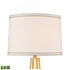 Elk Hightower 31 Inch High 1 Light Table Lamp in Gold Leaf Includes LED Bulb Model: 77107-LED
