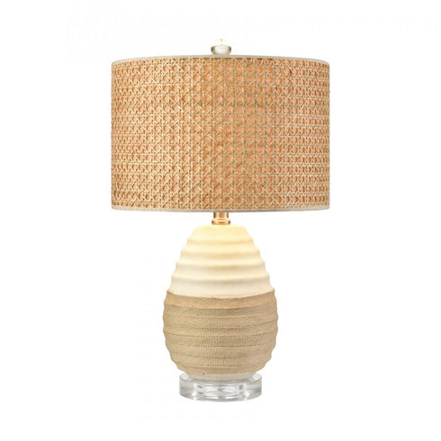 Elk Hobart 20 Inch High 1 Light Table Lamp in White Model: S0019-11175