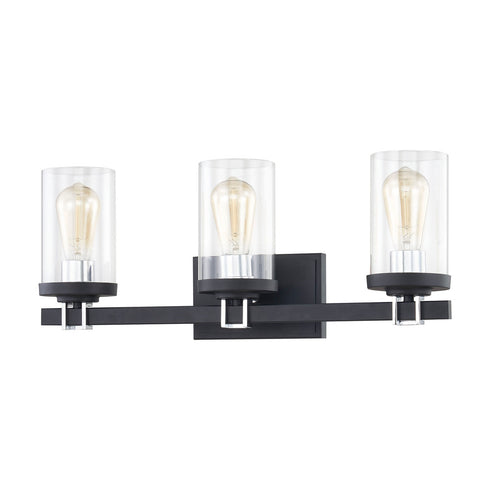 Elk Holdfast VANITY LIGHT in Charcoal Finish Model: 47582/3
