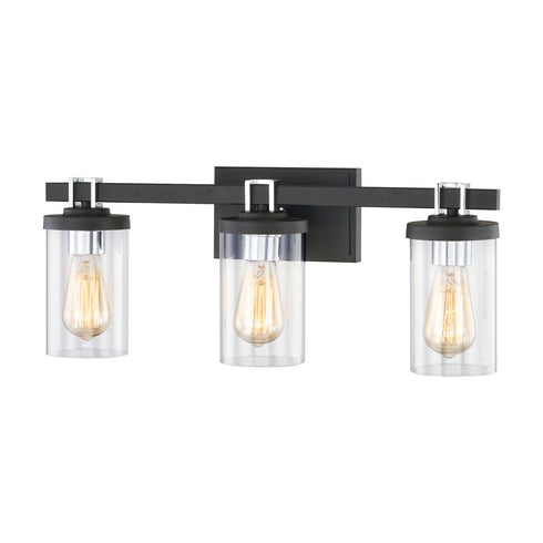 Elk Holdfast VANITY LIGHT in Charcoal Finish Model: 47582/3