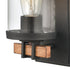 Elk Holdfast VANITY LIGHT in Charcoal Finish Model: 47590/1