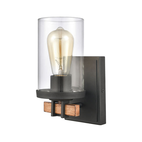 Elk Holdfast VANITY LIGHT in Charcoal Finish Model: 47590/1