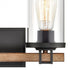 Elk Holdfast VANITY LIGHT in Charcoal Finish Model: 47591/2