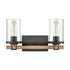 Elk Holdfast VANITY LIGHT in Charcoal Finish Model: 47591/2