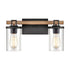 Elk Holdfast VANITY LIGHT in Charcoal Finish Model: 47591/2