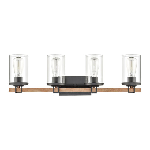 Elk Holdfast VANITY LIGHT in Charcoal Finish Model: 47593/4