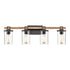 Elk Holdfast VANITY LIGHT in Charcoal Finish Model: 47593/4