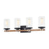 Elk Holdfast VANITY LIGHT in Charcoal Finish Model: 47593/4
