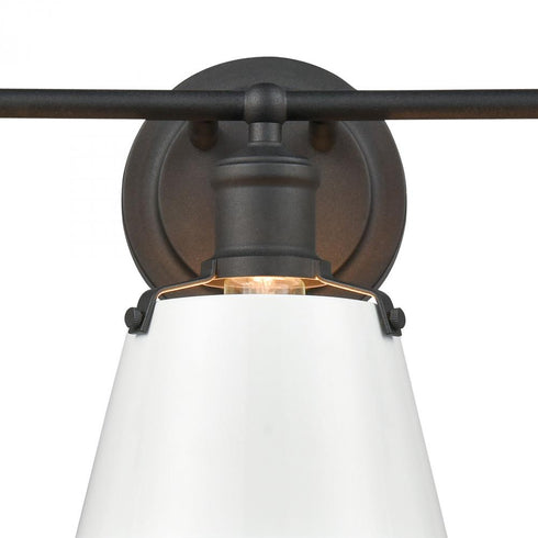 Elk Holgate VANITY LIGHT in Charcoal Finish Model: 47462/3