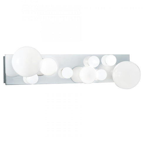 Elk_discontinued Hollywood 24 Inch Wide 9 Light Vanity Light in Chrome Model: 9745-CH-NG
