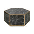 Elk Homer COFFEE TABLE in Black Marble Finish Model: 1114-411