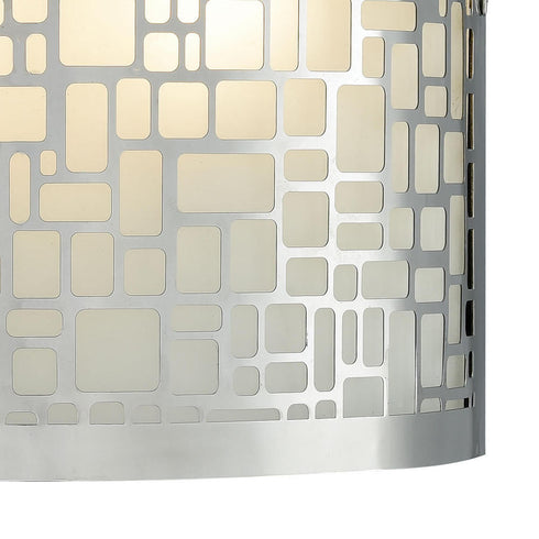 Elk Hooper 2 Light SCONCE in Polished Stainless Finish Model: 46291/2