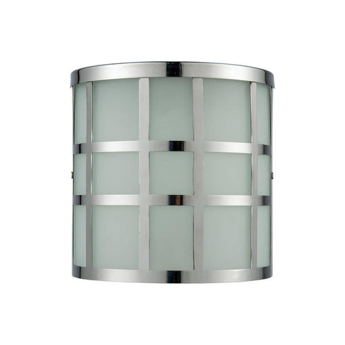 Elk Hooper 2 Light SCONCE in Polished Stainless Finish Model: 46292/2