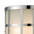 Elk Hooper 2 Light SCONCE in Polished Stainless Finish Model: 46292/2