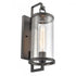 Elk Hopkins 15.75 Inch High 1 Light Outdoor Sconce Charcoal Black Model: 89490/1