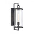 Elk Hopkins 18 Inch High 1 Light Outdoor Sconce Charcoal Black Model: 89491/1