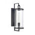 Elk Hopkins 18 Inch High 1 Light Outdoor Sconce Charcoal Black Model: 89491/1