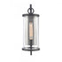 Elk Hopkins 18 Inch High 1 Light Outdoor Sconce Charcoal Black Model: 89491/1