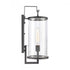 Elk Hopkins 20.25 Inch High 1 Light Outdoor Sconce Charcoal Black Model: 89492/1