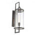Elk Hopkins 24 Inch High 1 Light Outdoor Sconce Charcoal Black Model: 89493/1
