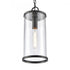 Elk Hopkins 7.25 Inch Wide 1 Light Outdoor Hanging Light Charcoal Black Model: 89495/1
