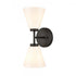 Elk Houghton 15 Inch High 2 Light Vanity Light in Matte Black Model: EC89262/2