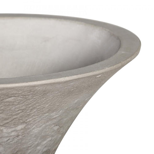 Elk Hourglass Planter Large in Weathered Gray Finish Model: H0117-10551