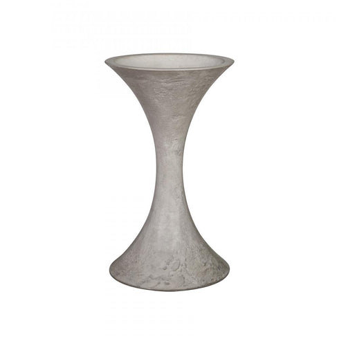 Elk Hourglass Planter Medium in Weathered Gray Finish Model: H0117-10550