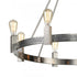 Elk Impression 8 Light CHANDELIER in Silver Satin Nickel Hammered Satin Nickel Satin Nickel Hammered Satin Nickel Finish Model: D4619