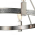 Elk Impression 8 Light CHANDELIER in Silver Satin Nickel Hammered Satin Nickel Satin Nickel Hammered Satin Nickel Finish Model: D4619