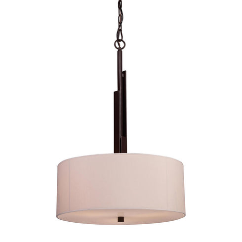 Elk Iron Heights 3 Light PENDANT in Oiled Bronze Finish Model: 65021-3