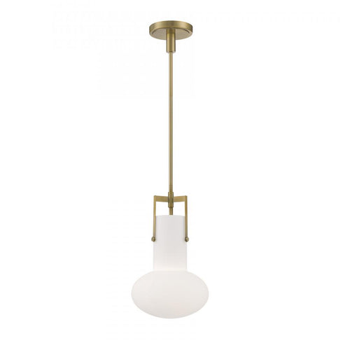 Elk Izel 10 Inch Wide 1 Light Pendant in Antique Brass Model: 4641-AN-MO