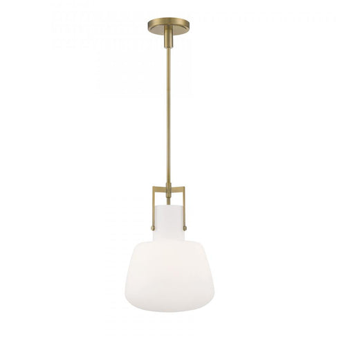 Elk Izel 12 Inch Wide 1 Light Pendant in Antique Brass Model: 4651-AN-MO