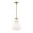 Elk Izel 12 Inch Wide 1 Light Pendant in Antique Brass Model: 4651-AN-MO