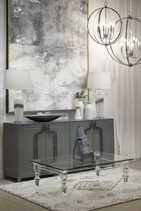 Elk Jacobs COFFEE TABLE in Clear Finish Model: H0015-9101