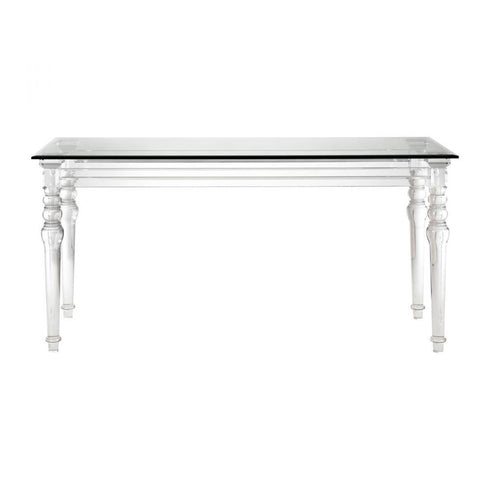 Elk Jacobs CONSOLE TABLE DESK in Clear Finish Model: H0015-9098
