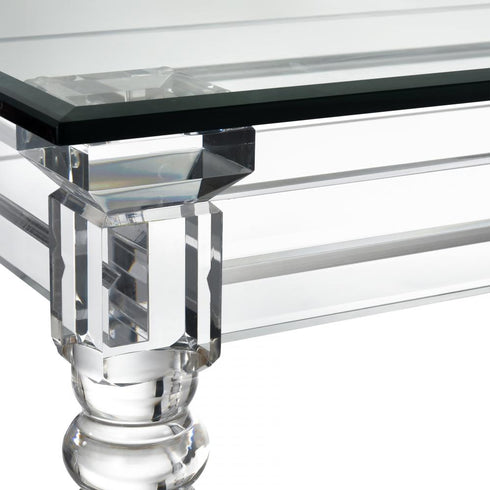 Elk Jacobs CONSOLE TABLE DESK in Clear Finish Model: H0015-9098