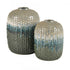 Elk Jaffe Vase Small in Green Reactive (2 pack) (2 pack) Model: S0017-9724