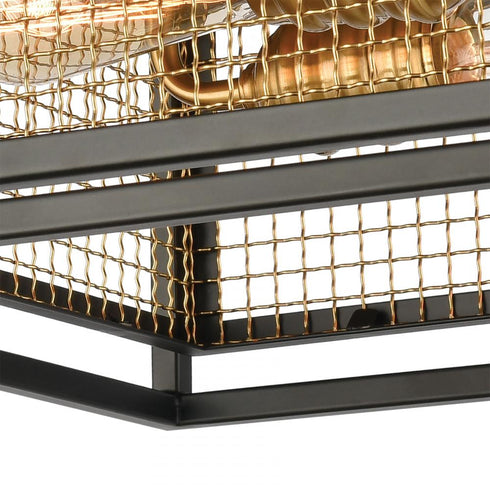 Elk Jarvis FLUSH MOUNT in Black Finish Model: 46374/2
