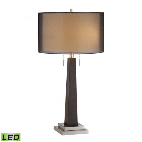 Elk Jaycee 29 Inch High 2 Light Table Lamp in Black Includes LED Bulbs Model: 99558-LED